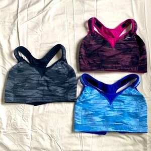 Brooks high impact sports bras - lot of 3 - 36DD